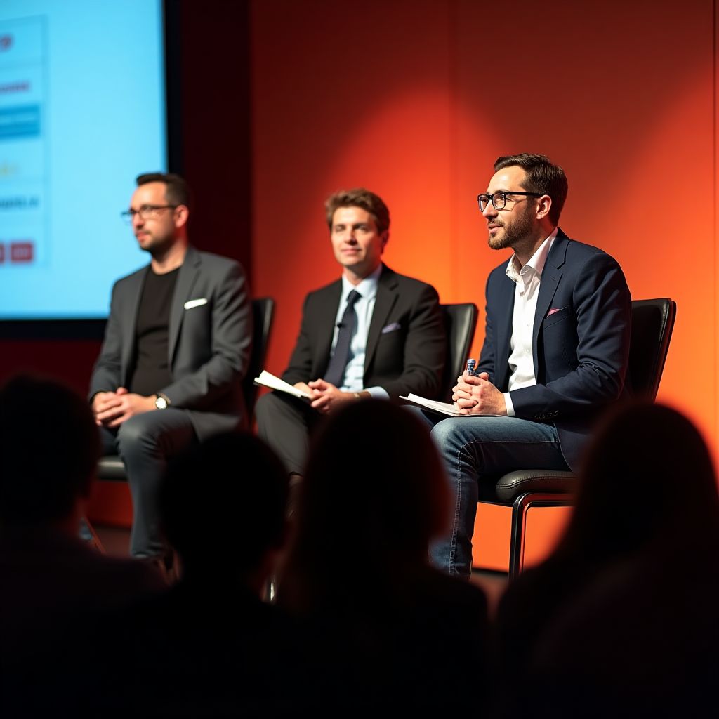 Zakladatelé Startupového Venture na první konferenci