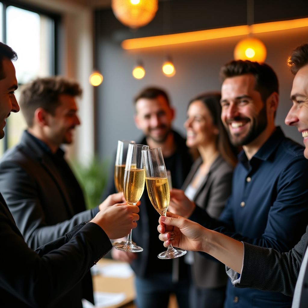 Oslava úspěšného získání investice