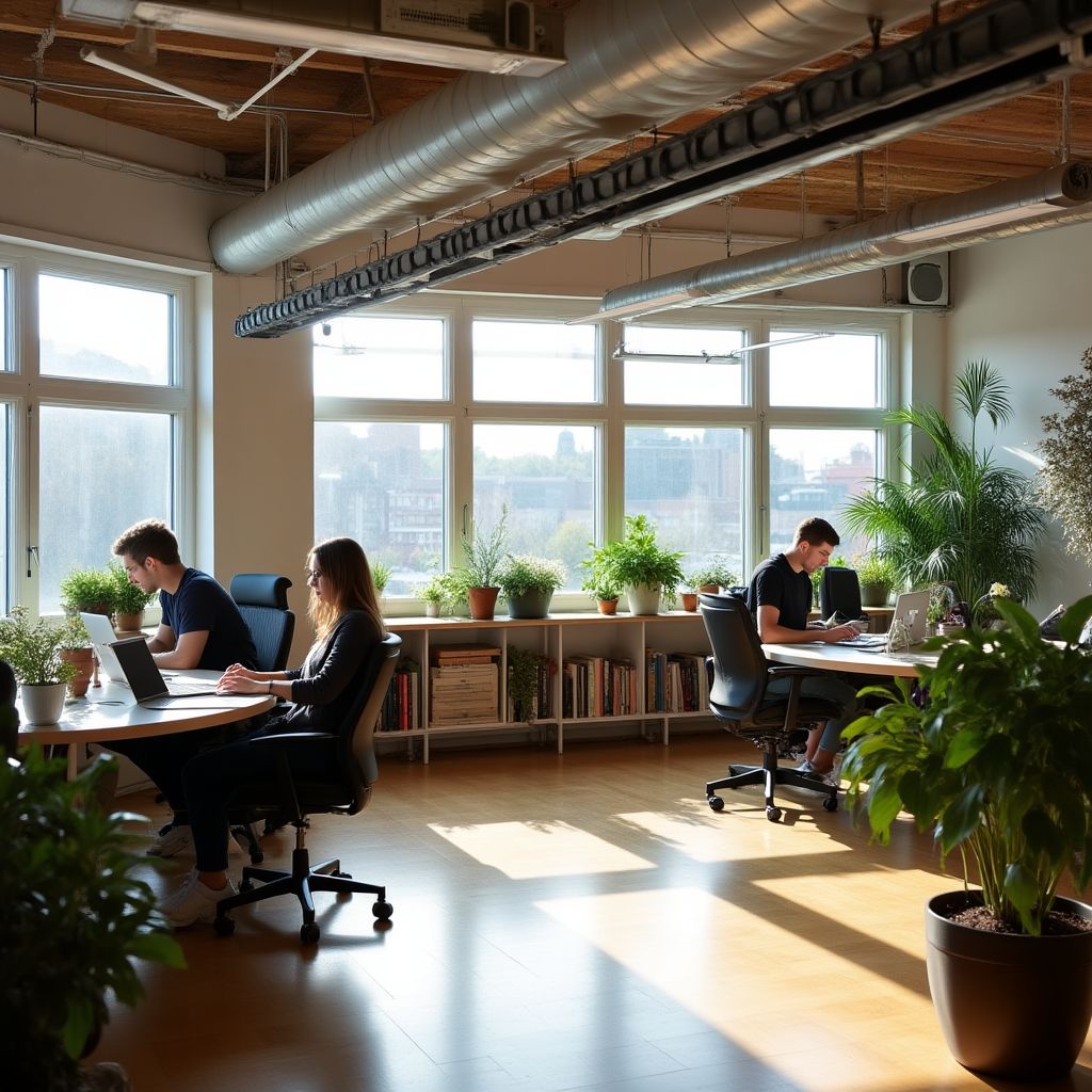 Coworkingový prostor našeho hubu