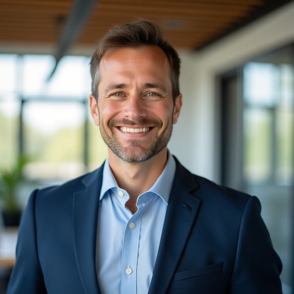 Portrét Tomáše Nováka, mentora pro technologické startupy