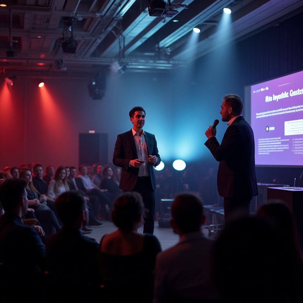 Startup pitch na investiční konferenci v Praze