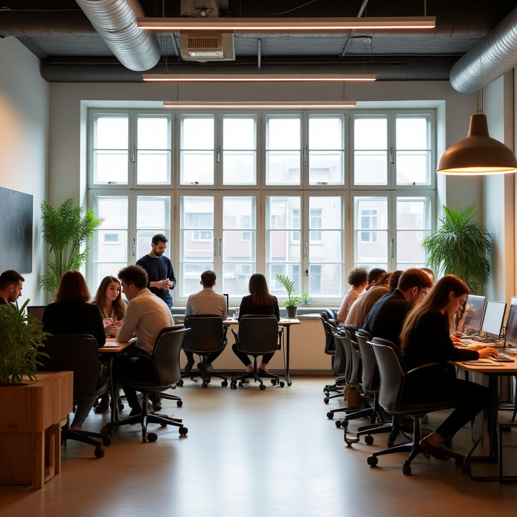 Startup kancelář v Praze s mladými podnikateli